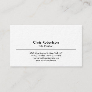 Trendy Ultra-Thick Charming Business Card Visitenkarte