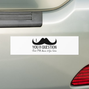 Trendy und cool Ich schlage Ihnen eine Frage Autoaufkleber