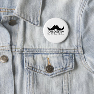 Trendy und cool Ich schlage Ihnen eine Frage Button