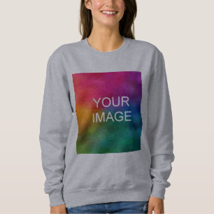 Trendy Upload Foto to Womens Modernes Elegantes Gr Sweatshirt
