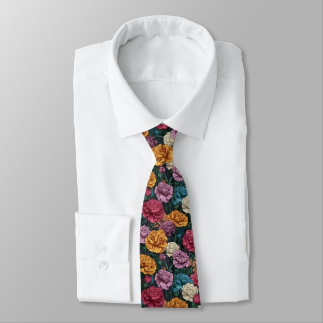 Trendy Valentine Gifts For Boyfriend Carnation Flo Krawatte (Gebunden)