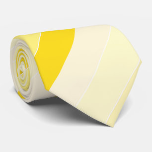 Trendy Vanilla Yellow White Krawatte