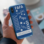 Trendy-Vater-Typografie Case-Mate iPhone Hülle<br><div class="desc">Trendy Vater Graffiti tippte Handy-Fall,  wäre ein gutes Geschenk für den Vater's Day!</div>