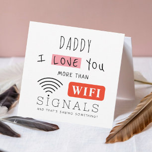 Trendy Vatertag WIFI zum Vater