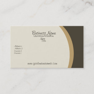 Trendy Vernetzungs-Marketing goldenes Brown Visitenkarte