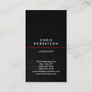 Trendy Vertical Gray Wood Pattern Business Card Visitenkarte