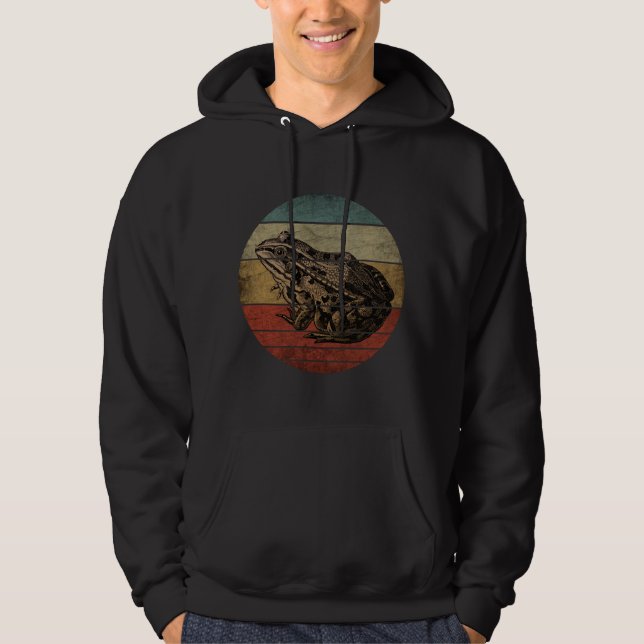 TRENDY VINTAG FROG HOODIE (Vorderseite)