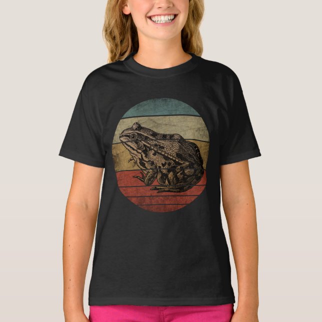TRENDY VINTAG FROG T-Shirt (Vorderseite)