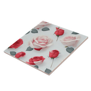 Trendy Vintag Liebe Rose Collection Fliese