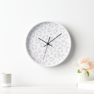 Trendy Wall Clock Leopard Uhr