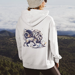 Trendy Watercolor Leo Zodiac Sweatshirt