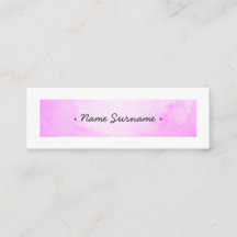 Trendy Watercolor schüren lila Minigeschäftskarte