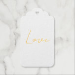 Trendy White Liebe Wedwriting Handwriting Name Geschenkanhänger<br><div class="desc">Schlichte Minimalistische moderne Designs. Sie sind alle einfach,  modern,  attraktiv.</div>