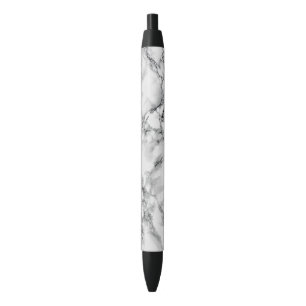 Trendy White Marble Stone Kugelschreiber