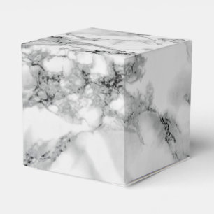 Trendy White Marmor Stone - Geschenkschachtel