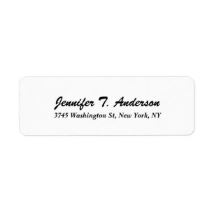 Trendy White Modern Beruflich Elegantes Skript