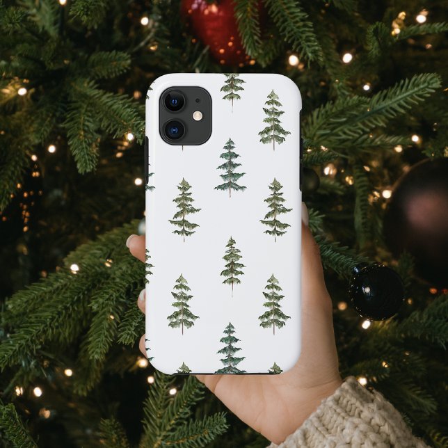 Trendy Winter | Weihnachtsbaummuster Case-Mate iPhone Hülle (Von Creator hochgeladen)