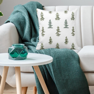 Trendy Winter   Weihnachtsbaummuster Kissen