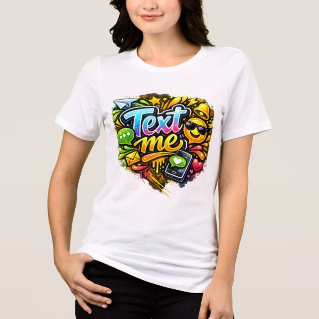 Trendy Women White Tshirt (Vorderseite)