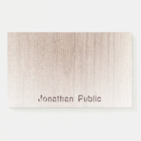 Trendy Wood look Distressed Text Elegant Template