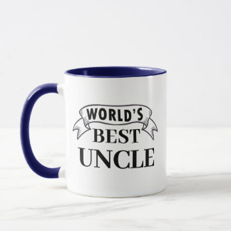 Trendy World's Best Uncle Personalisierter Geschen Tasse