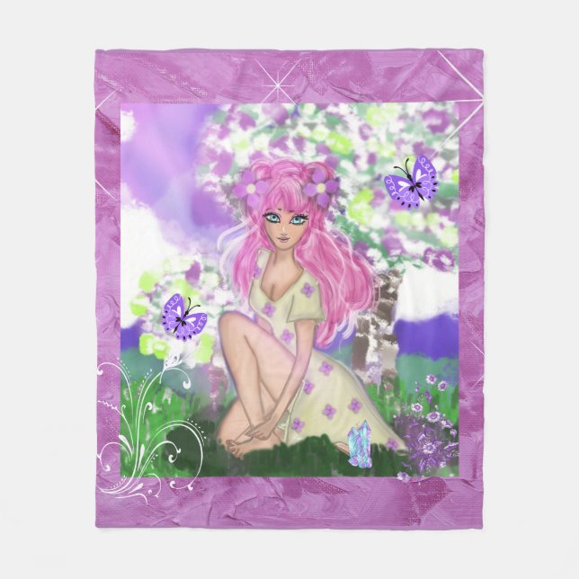 Trendy Young Girly Fleece Throw & Sperpa Blankets (Vorderseite)