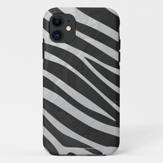 Trendy Zebra Animal Print Muster erstellt von Imag Case-Mate iPhone Hülle (Rückseite)