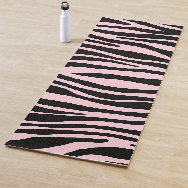 Trendy Zebra Print Pink Yogamatte (Beispiel)