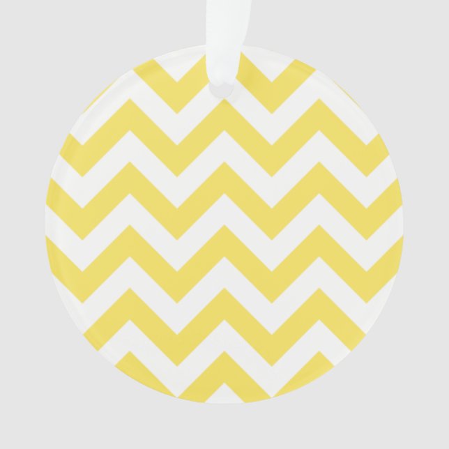 Trendy Zickzack Acrylic Ornament (Vorderseite)