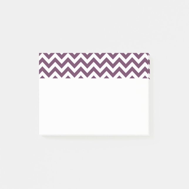 Trendy Zickzack Anmerkungen Post-it Klebezettel (Vorderseite)