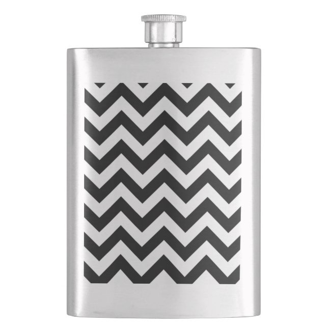 Trendy Zickzack Classic Flask Flachmann (Vorderseite)