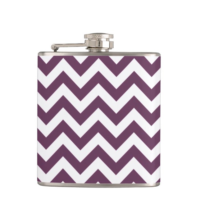 Trendy Zickzack Flask Flachmann (Vorderseite)