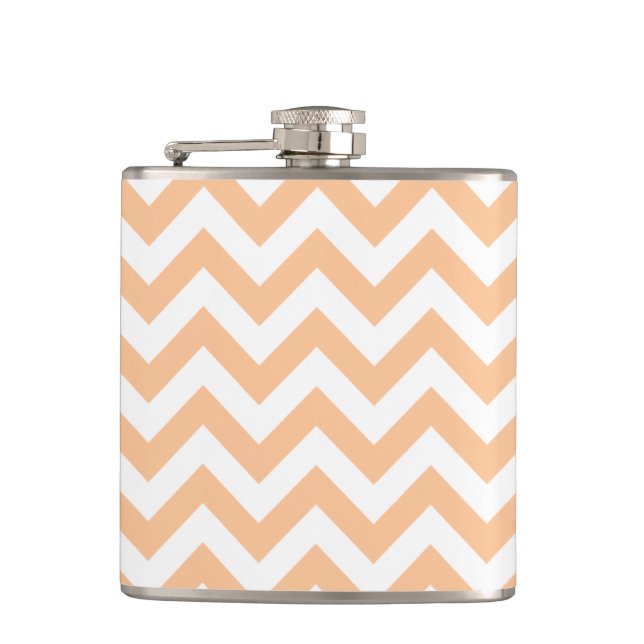 Trendy Zickzack Flask Flachmann (Vorderseite)
