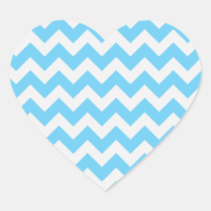 Trendy Zickzack Heart Stickers
