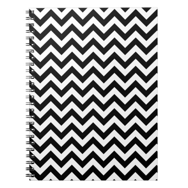 Trendy Zickzack Notebook Notizblock (Vorderseite)