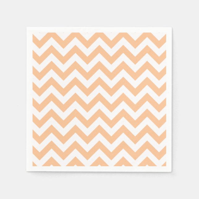 Trendy Zickzack Paper Napkins Serviette (Vorderseite)