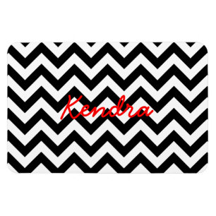 Trendy Zickzack Premium Magnet