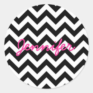 Trendy Zickzack Stickers
