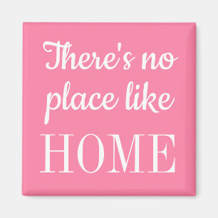 Trendziffer rosa minimalistischer moderner Magnet