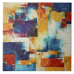 Trennen des Abstrakten Malens Art M1 Keramik Tile Fliese