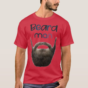 Trennen des Bartdruckaufklebers T-Shirt