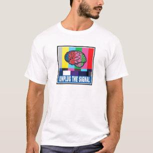 "Trennen Sie das Signal-" Bio T - Shirt-Version 2 T-Shirt