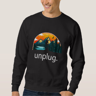 Trennen Sie das Wandergebiet Sunset Natural Hiker Sweatshirt