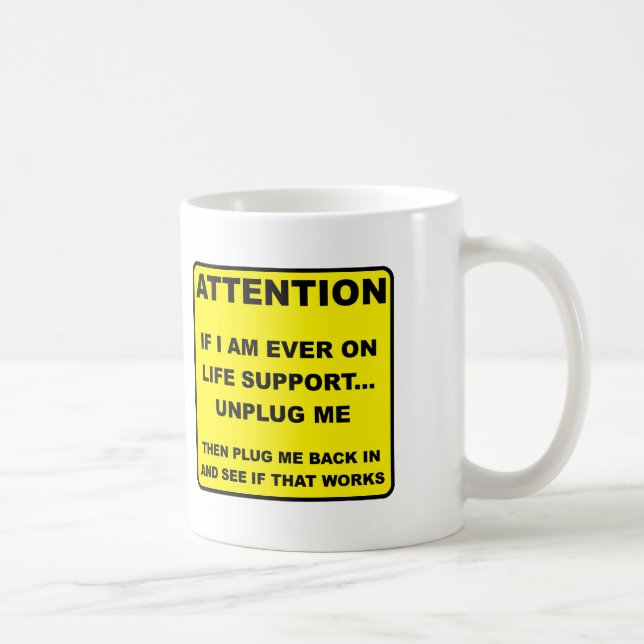 Trennen Sie den Support für den Life Funny Mug Kaffeetasse (Rechts)