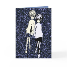 "Trennen Sie und ich" mit Liebe-Gruß-Karte