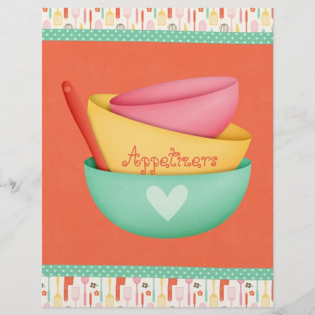 Trennflächen für Rezept-Bindemittel (Vorderseite)