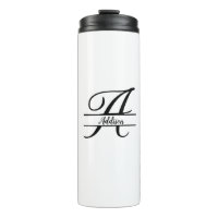 Trennmonogramm A-Z Schwarz und Weiß