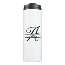 Trennmonogramm A-Z Schwarz und Weiß