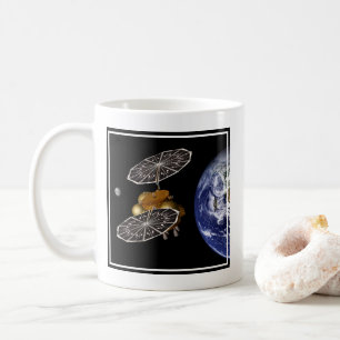 Trennung des Einstiegsfahrzeugs bei einer Mission Kaffeetasse