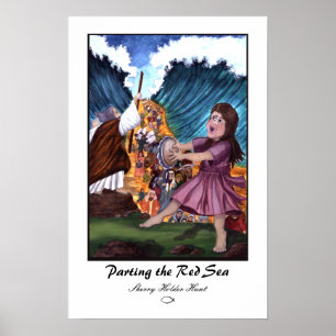 Trennung des Meer-Druckes Poster